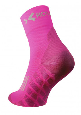 Royal Bay sportovní ponožky HIGH-CUT Neon Pink 3540